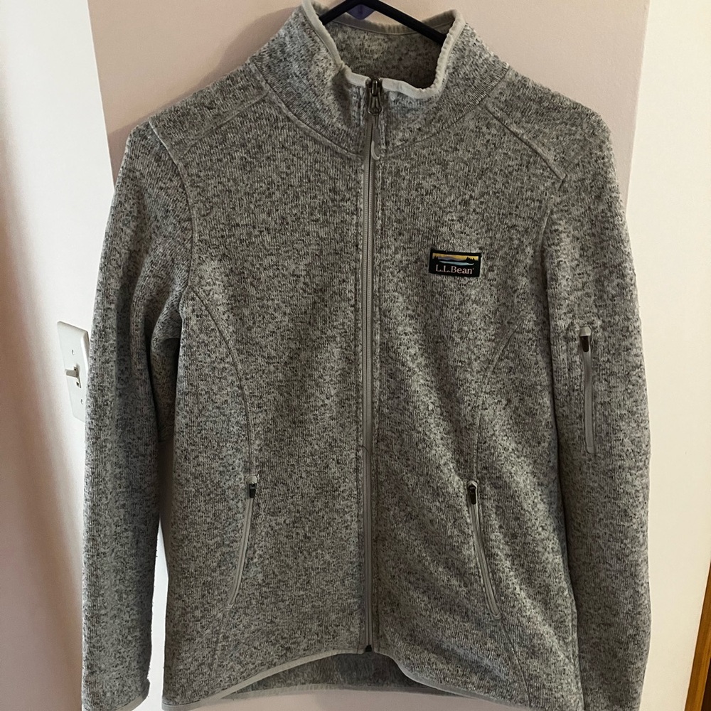 Women’s LL Bean Sweater Fleece Full-Zip Jacket